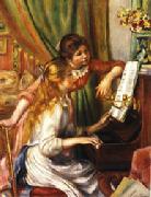Auguste renoir, Young Girls at the Piano